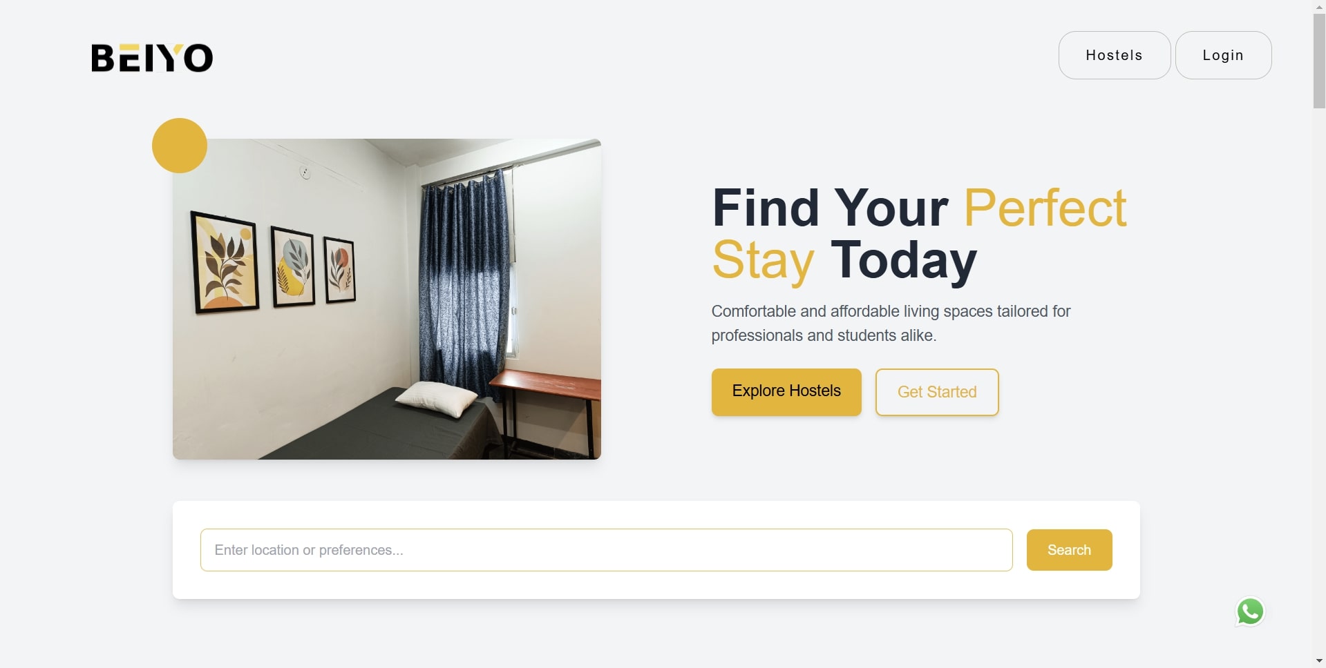 Beiyo - Hostel Management